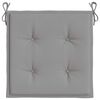 vidaXL Almofadões p/ cadeiras jardim 4pcs 40x40x4 cm oxford cinza