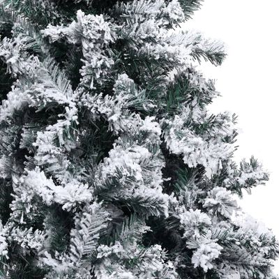 vidaXL Árvore de Natal artificial c/ luzes LED/bolas/neve 400 cm verde