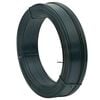 vidaXL Arame para prender cerca 250 m 0,9/1,4 mm a&ccedil;o preto esverdeado