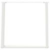 vidaXL P&eacute;s de mesa de jantar em forma de U, 2 pe&ccedil;as, branco, 80x (72-73) cm, a&ccedil;o