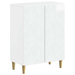 vidaXL Arm&aacute;rio de Armazenamento para Banheiro DELFT Branco Brilhante