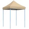 vidaXL Tenda de Festa Bege 200 x 200 x 306 cm Tecido Oxford