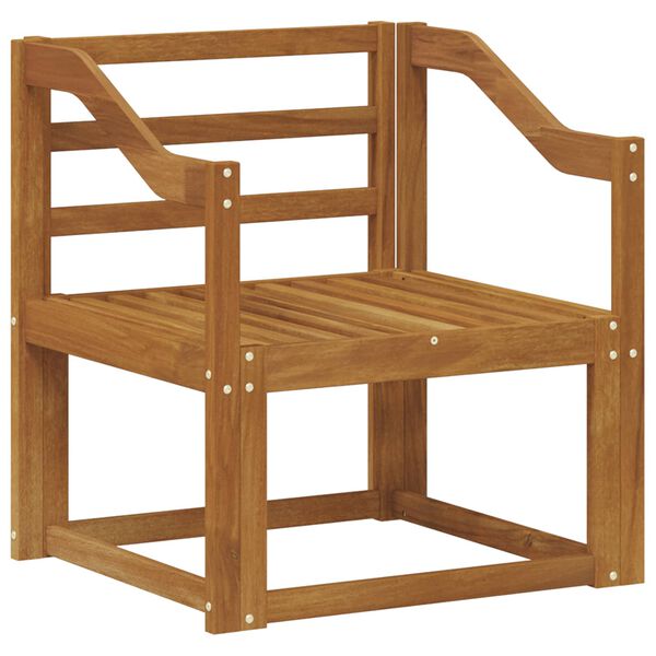 vidaXL Sof&aacute; exterior Madeira S&oacute;lida de Ac&aacute;cia Natural