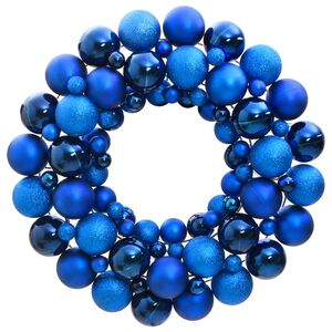 vidaXL Guirlanda de Natal 45 cm poliestireno azul