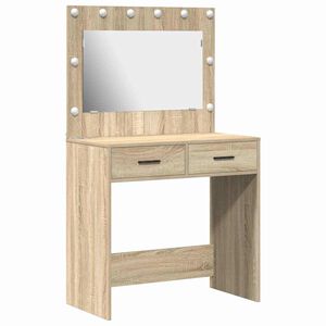 vidaXL Mesa de vestir Carvalho Sonoma 78,5 x 41 x 135 cm
