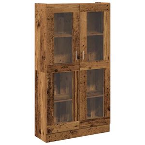 vidaXL Arm&aacute;rio alto 82,5x30,5x150cm derivados de madeira madeira velha