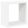 vidaXL Prateleiras parede forma de cubo 2 pcs 26x15x26cm branco/sonoma