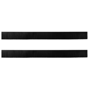 vidaXL Selos de Escovas para Porta Auto-adesivos 2 pcs Branco 100 cm