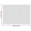 vidaXL Tapete retangular 70x200 cm bambu cor natural