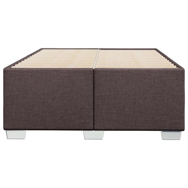 vidaXL Estrutura de cama sem colchão 120x190cm castanho escuro