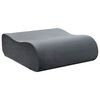 vidaXL Almofada assento Liso Cinzeto 40 x 40 x 13 cm Espuma PU