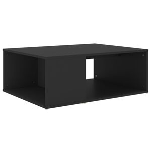 vidaXL Mesa de centro 90x67x33 cm derivados de madeira preto