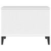 vidaXL Mesa de centro 60x44,5x45 cm derivados de madeira branco