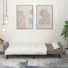 vidaXL Sof&aacute;-cama de 2 lugares veludo cinzento-claro