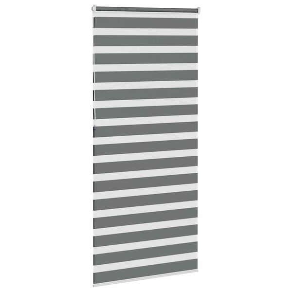 vidaXL Cortina de zebra 100x230 cm largura do tecido 95,9 cm poli&eacute;ster