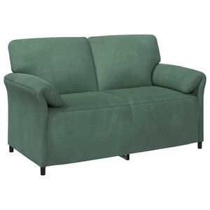 vidaXL Sof&aacute; para 2 Pessoas Verde do Mar 158 x 83 x 95 cm Veludo