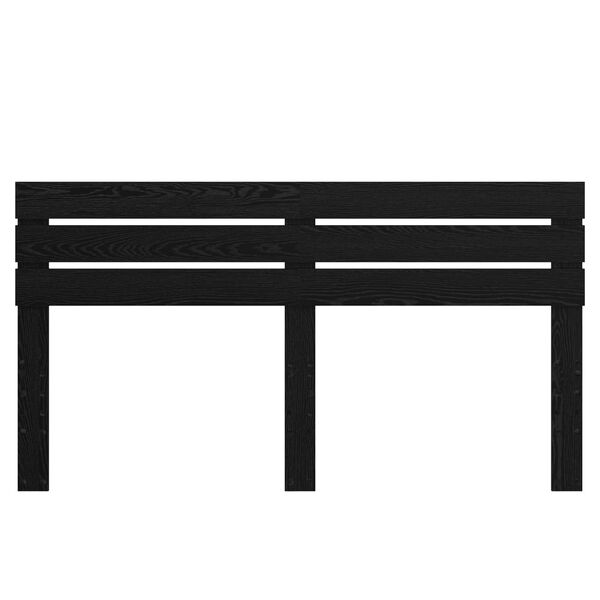 vidaXL Cabeceira Carvalho Preto 200 cm Madeira processada