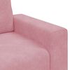 vidaXL Poltrona 100x77x82 cm veludo rosa