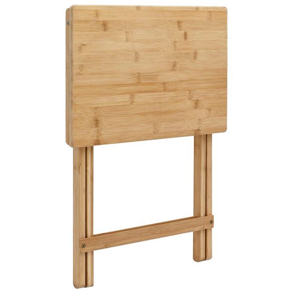 vidaXL Mesa de Cozinha Manual Natural 40 x 30 x 53,5 cm Bambu