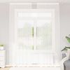 vidaXL Cortina de Renda com cortinas Branco 260 x 150 cm Poli&eacute;ster