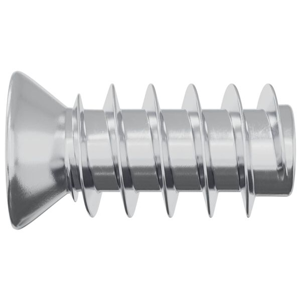 vidaXL Parafuso 2 pcs Prateado M6 x 12 mm Ferro