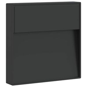 vidaXL Candeeiro de parede LED para exterior alum&iacute;nio fundido preto