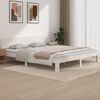 vidaXL Estrutura de cama super king pinho maci&ccedil;o 180x200 cm branco