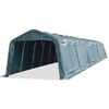 vidaXL Tenda para gado remov&iacute;vel PVC 550 g/m&sup2; 3,3x16 m verde-escuro