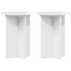 vidaXL Suporte para Plantas 2 unid. Branco Brilhante &Oslash;29,5 x 40 cm