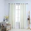vidaXL Cortinas blackout com argolas 2 pcs 140x175 cm veludo creme