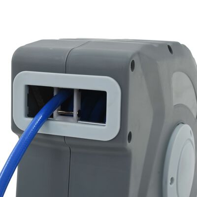 vidaXL Enrolador automático de mangueira para ar comprimido 1/4" 12 m