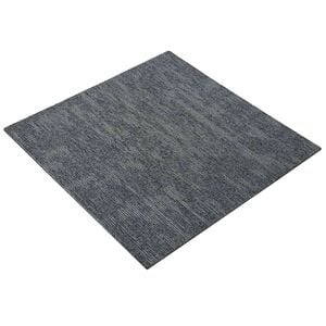 vidaXL Azulejo de Carpete Cinza C&eacute;u 50 x 50 cm 4 pcs PP e Betume