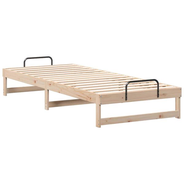 vidaXL Estrutura da Cama Castanho 80 x 220 cm