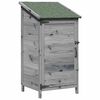 vidaXL Galp&atilde;o de Jardim com telhado Cinzento 59 x 56 x 113,5 cm