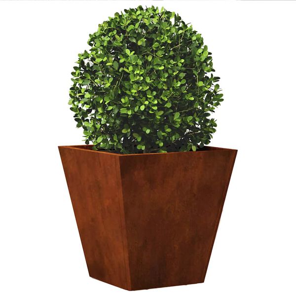 vidaXL Garden Planters 2 pcs 30x30x30 cm a&ccedil;o resistente &agrave;s intemp&eacute;ries