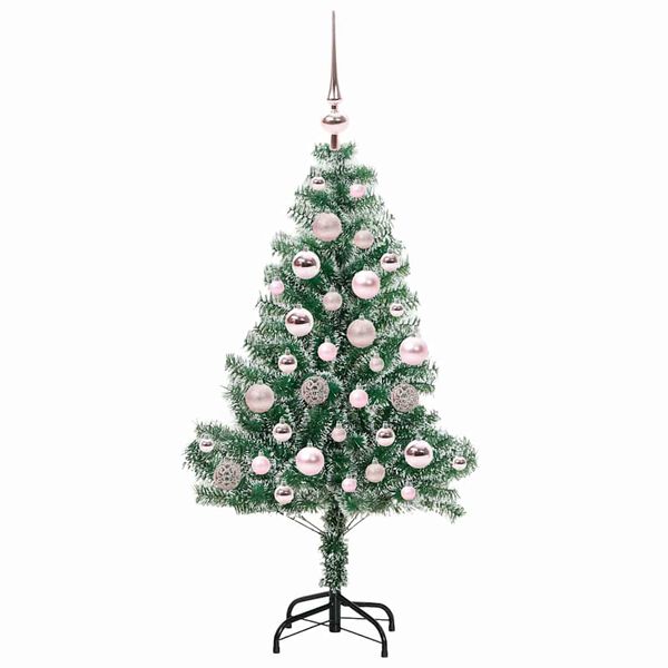 vidaXL &Aacute;rvore de Natal Artificial Coberta de Neve com Luzes de LED