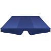 vidaXL Toldo de substitui&ccedil;&atilde;o para baloi&ccedil;o de jardim azul 226x186 cm