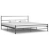 vidaXL Estrutura de cama 200x200 cm metal cinzento