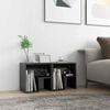 vidaXL Mesas de cabeceira 2 pcs 40x30x40 cm contrapl. cinza brilhante