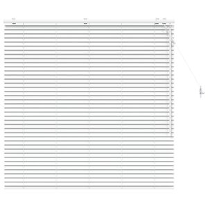 vidaXL Cortina Veneziana Branco 135 x 130 cm 35 mm