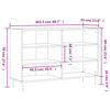 vidaXL Aparador 103,5x35x70 cm derivados de madeira cinzento sonoma
