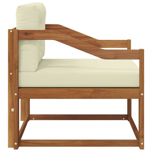 vidaXL Sof&aacute; M&eacute;dio Externo Madeira S&oacute;lida de Ac&aacute;cia Natural