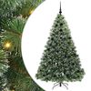 vidaXL &Aacute;rvore de Natal Artificial com 300 LEDs Verde 180 cm PE e PVC