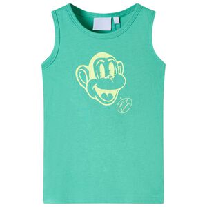 T-shirt de manga cava para crian&ccedil;a verde 92