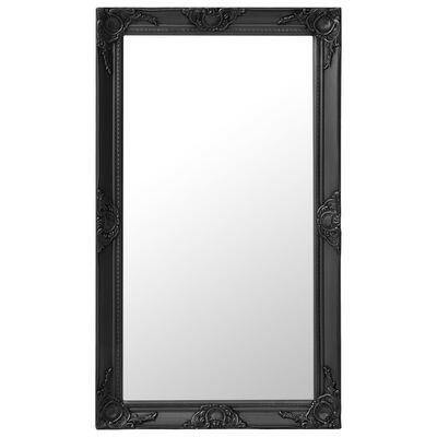 vidaXL Espelho de parede estilo barroco 60x100 cm preto