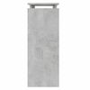vidaXL Mesa consola 80x30x80 cm derivados de madeira cinzento cimento