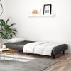 vidaXL Sof&aacute;-cama de 2 lugares couro artificial cinzento