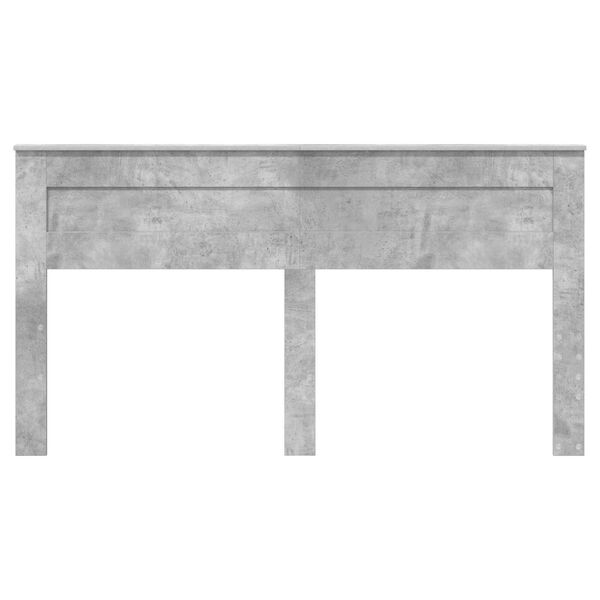 vidaXL Cabeceira Cinzento 200 cm Madeira processada