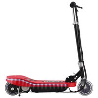 vidaXL Trotinete/scooter elétrica com LEDs 120 W vermelho