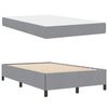 vidaXL Cama Box Cinzento-claro 120 x 200 cm tecido